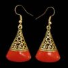Boucles d'oreilles pendantes en métal, style traditionnel Farnoosh