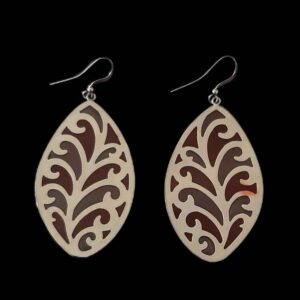 Boucles d’oreilles pendantes en métal, style traditionnel Nastaran