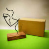 Sculpture d'art figurine minimaliste en métal - Belle fille