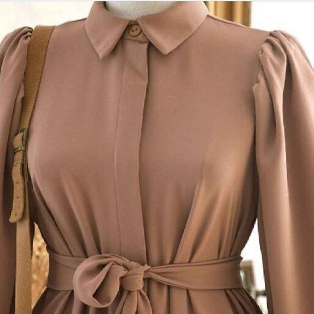 Abaya traditionnelle pour femmes musulmanes avec tissu doux