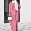 Abaya papillon traditionnelle pour femmes – Tissu coton doux
