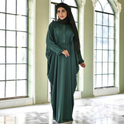Abaya papillon traditionnelle pour femmes – Tissu coton doux