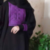 Abaya papillon traditionnelle pour femmes musulmanes – Tissu crêpe doux