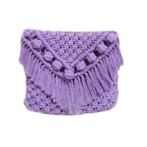 Sac à bandoulière macramé luxueux fait main Tina