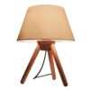 Lampe de table en bois fait main – modèle Liana