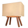 Lampe de table en bois fait main – modèle Nastaran