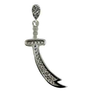 Collier épée Zulfiqar – Collier épée islamique en argent d’Imam Ali