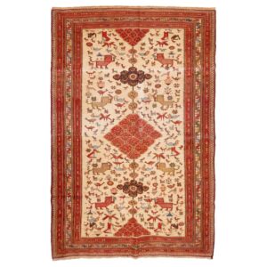 Tapis en feutre de laine persan 100% naturel et fait main Jahan