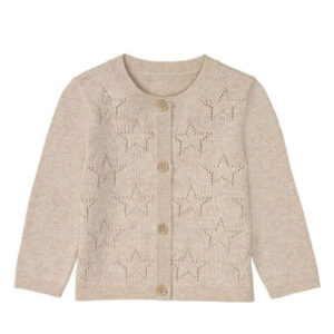Cardigan tricoté à manches longues pour nourrisson Modèle Soshiant