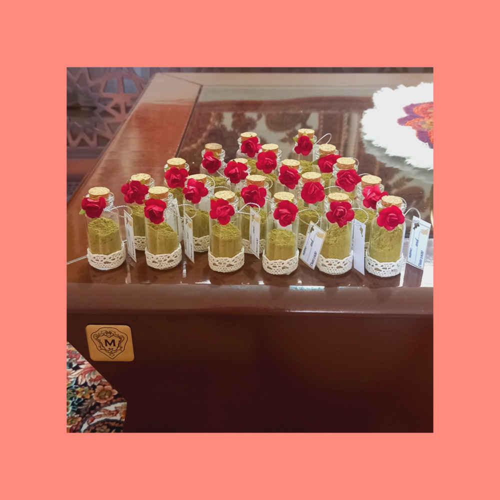 Modèle de souvenir de mariage persan Rose