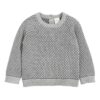 Pull tricoté pour nourrisson Modèle Mahya (Gris)