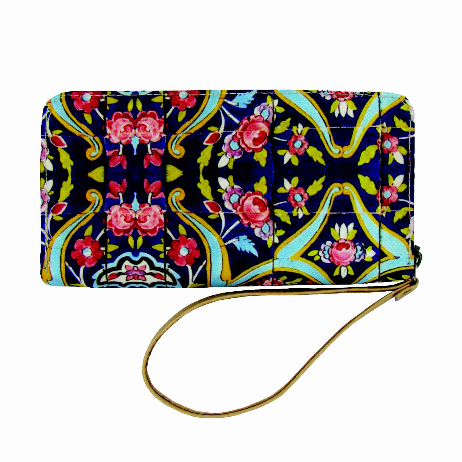 Portefeuille en tissu pour femmes avec motif inspiré de l'art persan Mahnaz