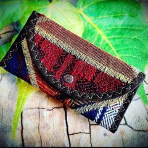 Portefeuille persan pour femmes fait main avec tissu Jajiam et design Elena