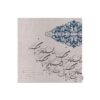 Nappe en velours design inspiré de la calligraphie perse Nafez