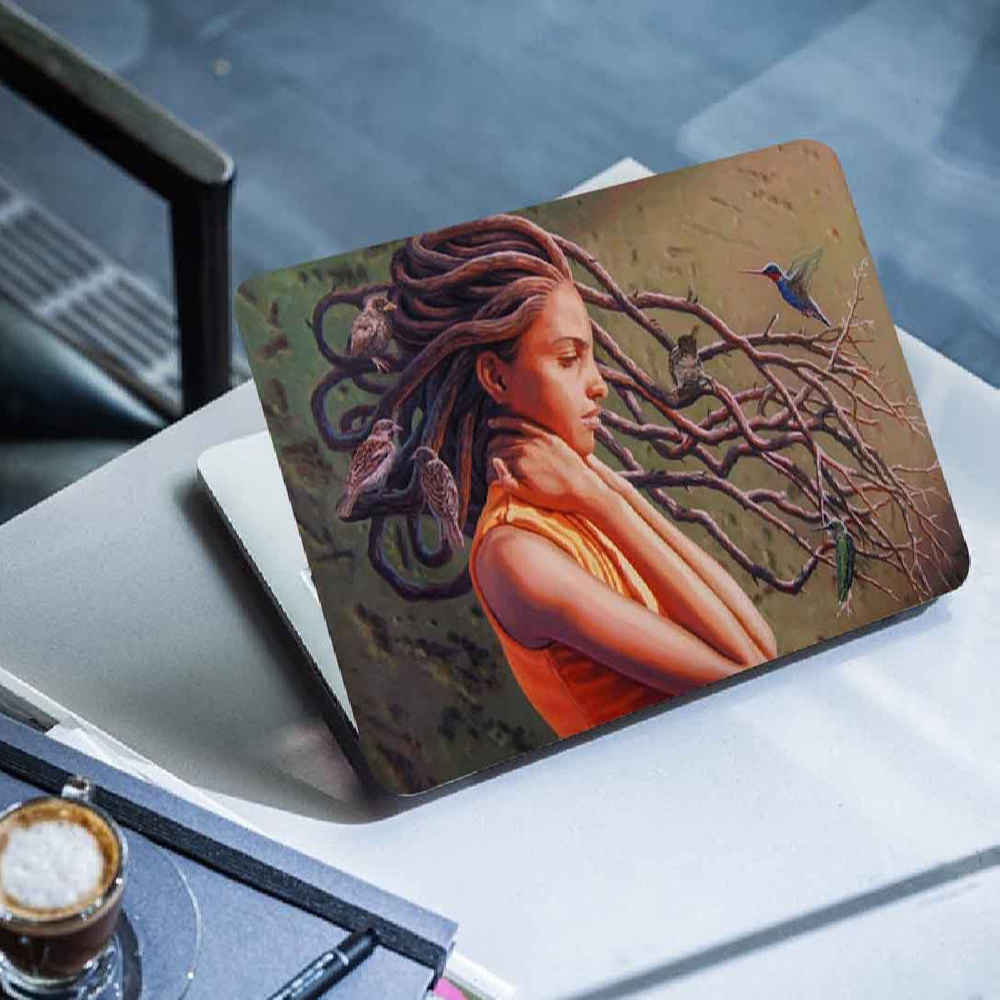 Autocollant sticker vinyle pour ordinateur portable modèle Golab