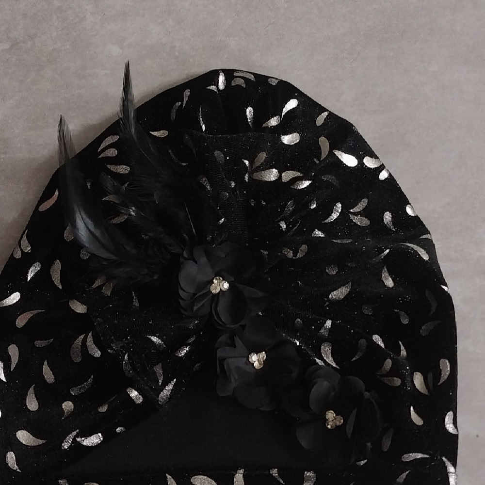 Turban Floral pour Femme – Modèle Violet