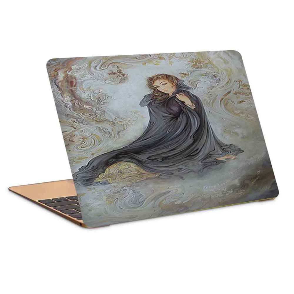 Autocollant sticker couverture pour ordinateur portable modèle Fille persane