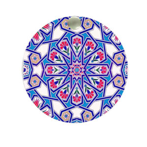 Miroir de poche portable avec design Nahid inspiré de la Perse