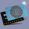 Autocollant pour carte bancaire – Motif floral