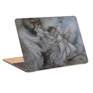 Autocollant sticker pour ordinateur portable modèle Ange du ciel