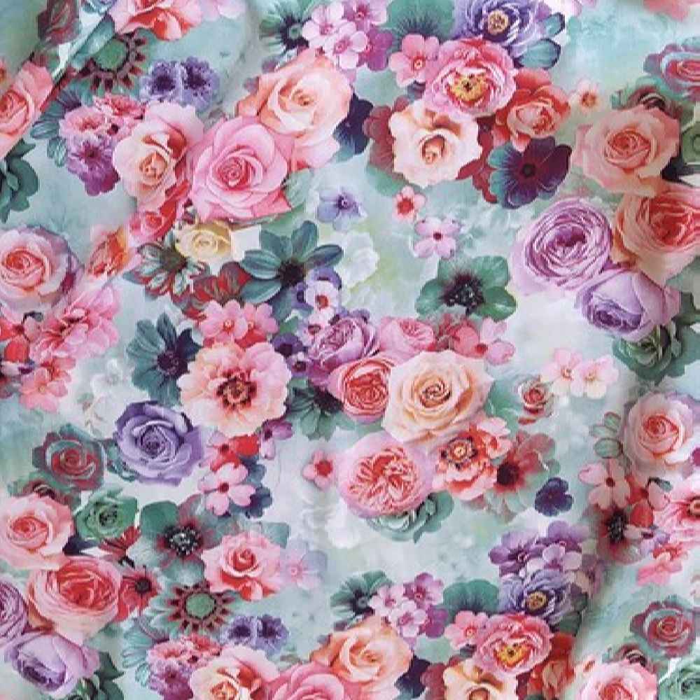 Tchador Islamique de Namaz avec Manches pour Femmes Idéal pour la Prière – Motif Floral Sama