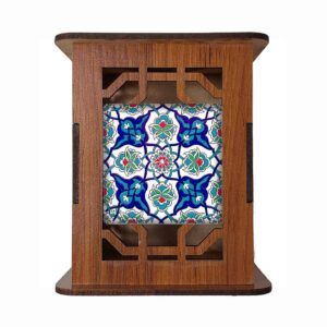 Design Faraz – Porte-stylo en Bois Traditionnel Persan pour Bureau