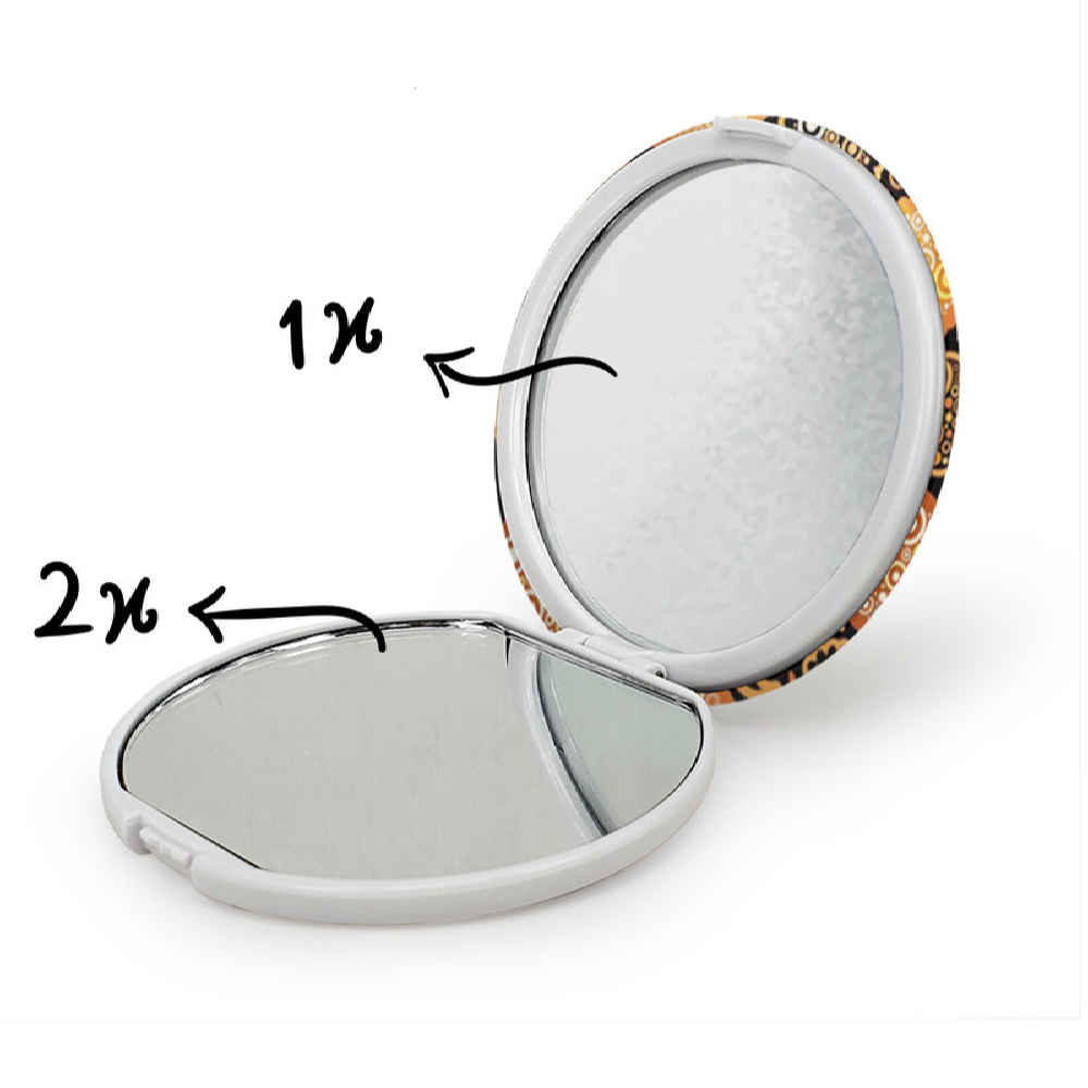 Miroir de poche avec design Laleh inspiré de la Perse