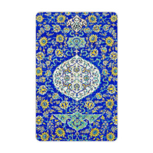 Autocollant pour carte bancaire – Motif bleu
