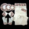 Ensemble de Tablier de Cuisine Floral 11 Pièces Modèle Mamisa