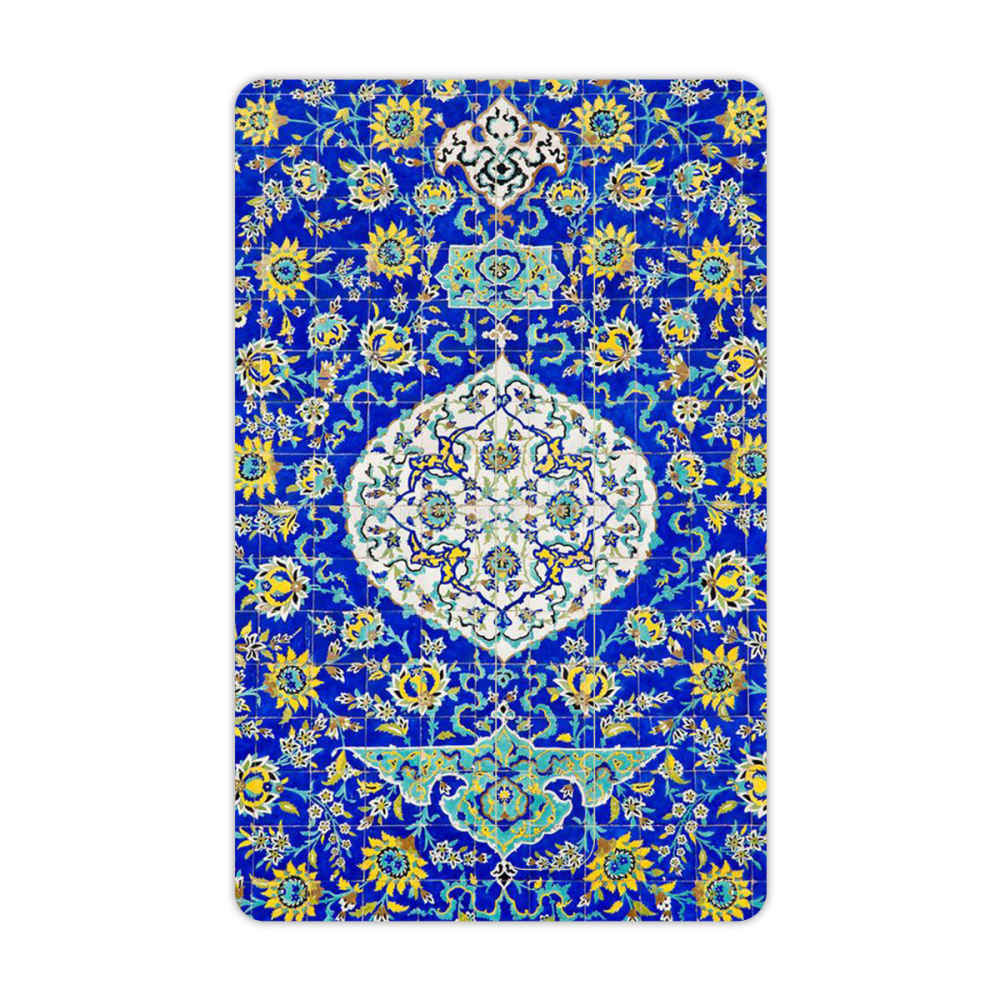 Autocollant pour carte bancaire – Motif bleu