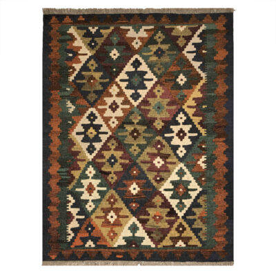 Tapis en feutre de laine persan 100% naturel et fait main Géométrique