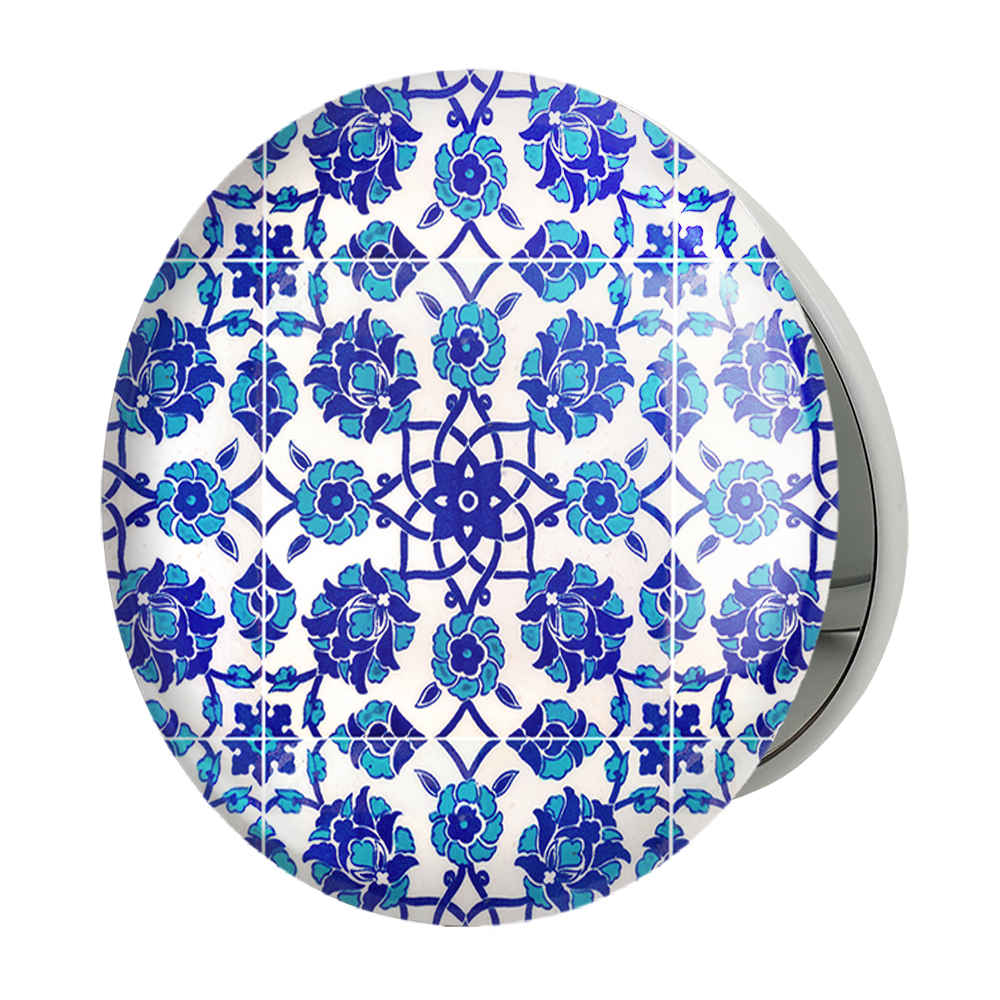 Miroir de poche avec design Aseman inspiré de la Perse