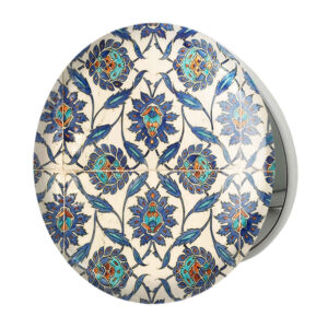 Miroir de poche avec design Sourire inspiré de la Perse