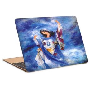 Autocollant sticker style peinture pour ordinateur portable modèle Femme
