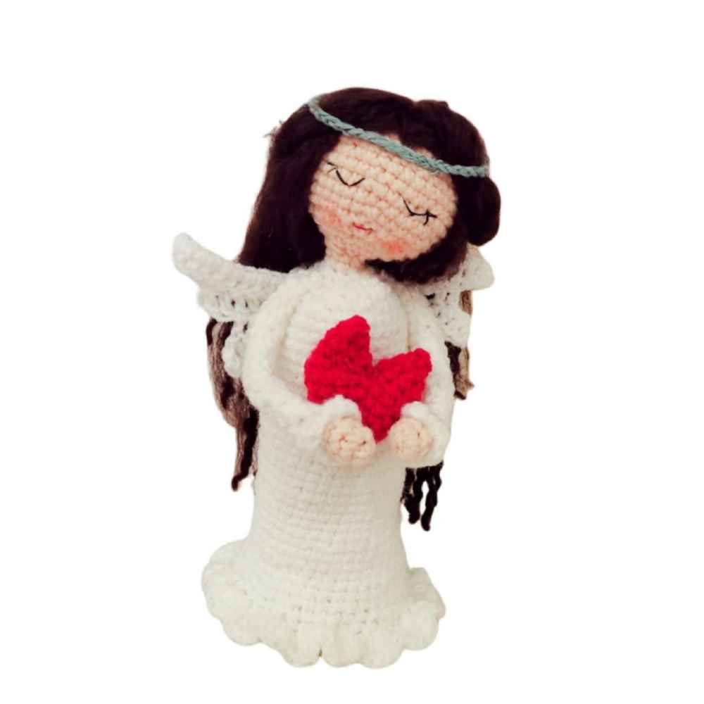 Amigurumi Poupée en Crochet Fait Main – Ange | Jouet en Peluche Doux