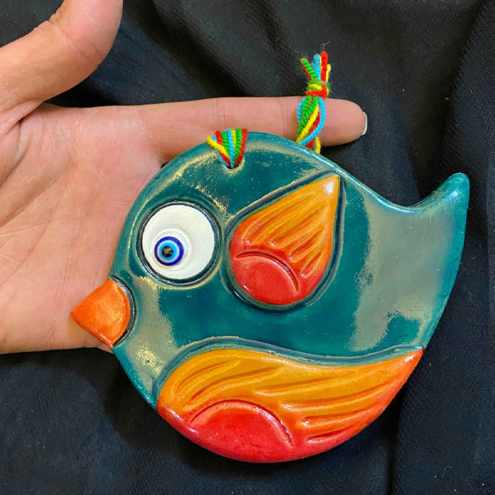 Œuvre murale suspendue – Modèle Oiseau