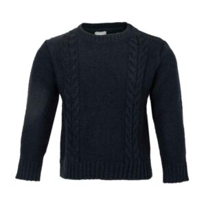 Pull tricoté pour bébé Modèle Winter (Noir)