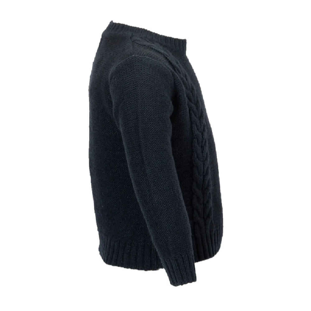 Pull tricoté pour bébé Modèle Winter (Noir)