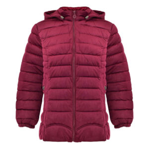 Puffer Jacket for Women Long Sleeve Zipper with Hood