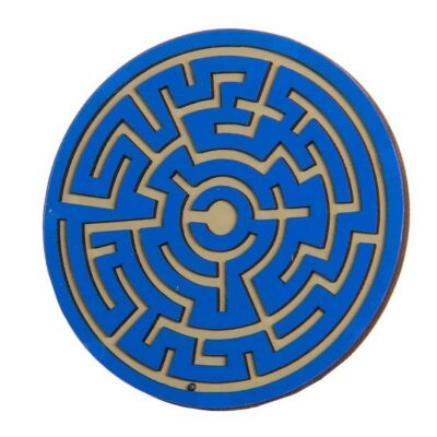 Jeu de Labyrinthe Rond en Bois pour Enfants