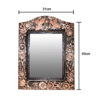 Ensemble miroir et bougeoirs gravés en cuivre persan – Design Elham