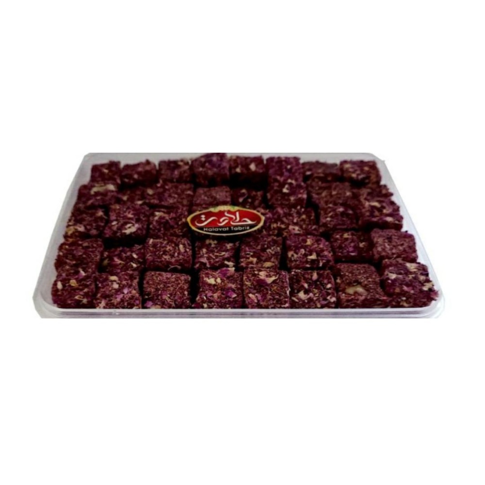 Lokum Délice turc avec noix et pétales de rose - 400g