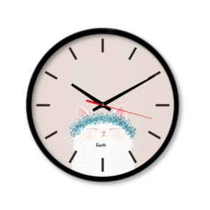 Horloge de Bureau Fantaisie Moderne – Modèle Chat Mignon