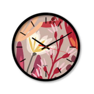 Horloge de Bureau Fantaisie Moderne – Modèle Fleur