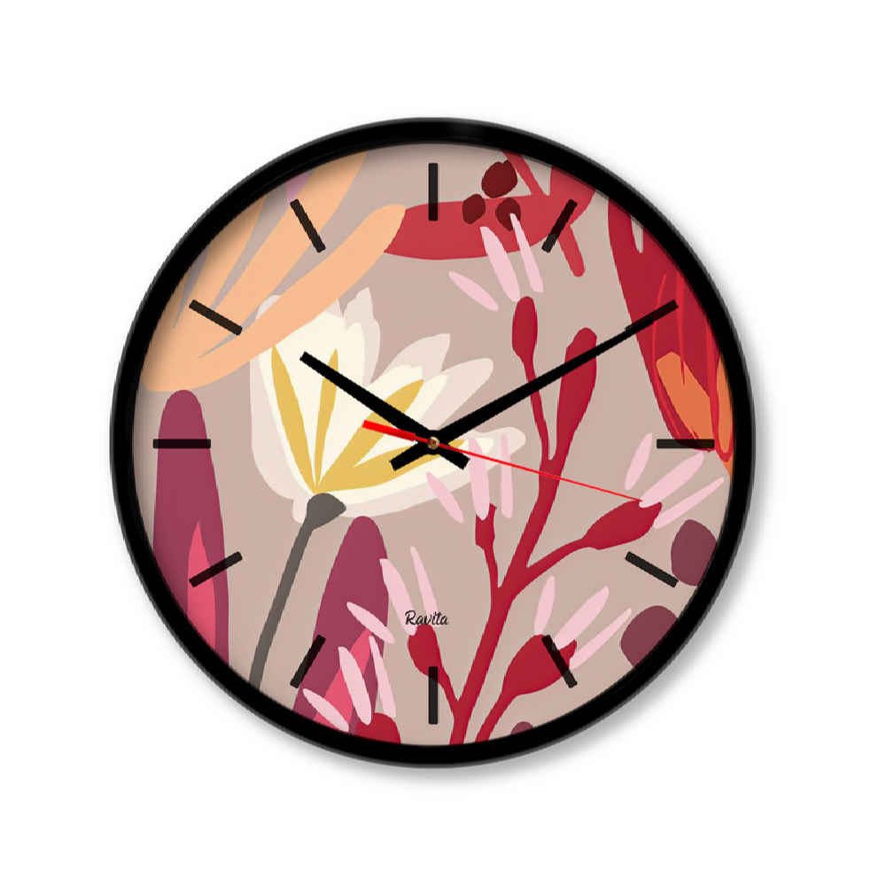 Horloge de Bureau Fantaisie Moderne - Modèle Fleur