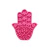 Bougie islamique main de Fatima - Forme Hamsa (2x)