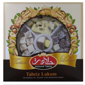 Lokum Délice turc mélangé avec des noix persanes – 600g
