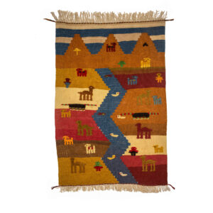 Tapis Kilim en laine persane tissé à la main Modèle Tetis