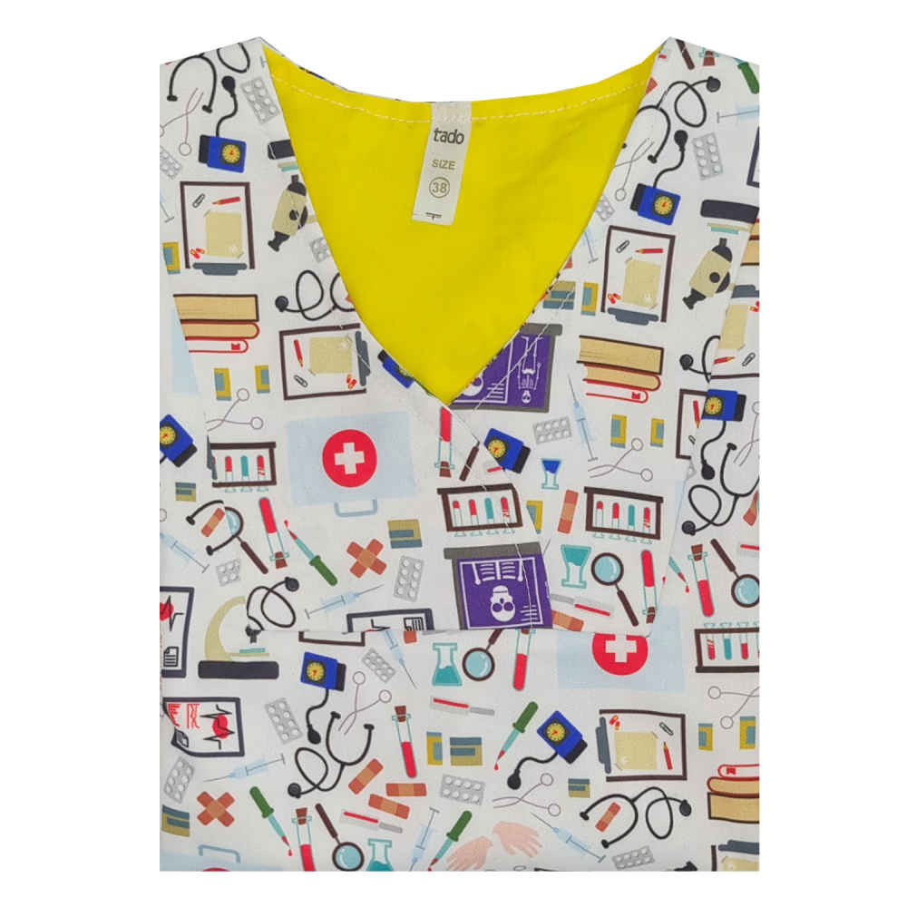 Blouse médicale pour femme – Polyvalente et confortable