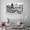 Affiche murale PVC persane avec cadre - Les vieux jours